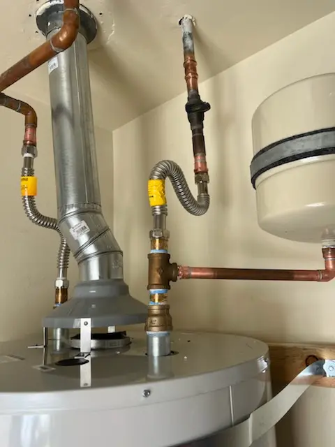 Water heater installation and plumbing repair in Lewisville