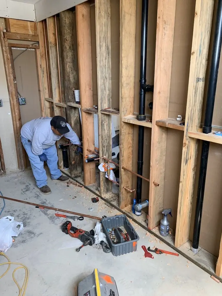 Commercial rough-in plumbing for Commercial Plumbing in Lewisville